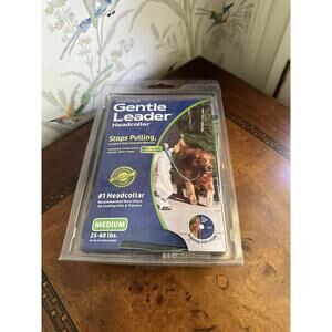 Premier Gentle Leader Head Collar Black Medium Dogs 25-60 Pounds New